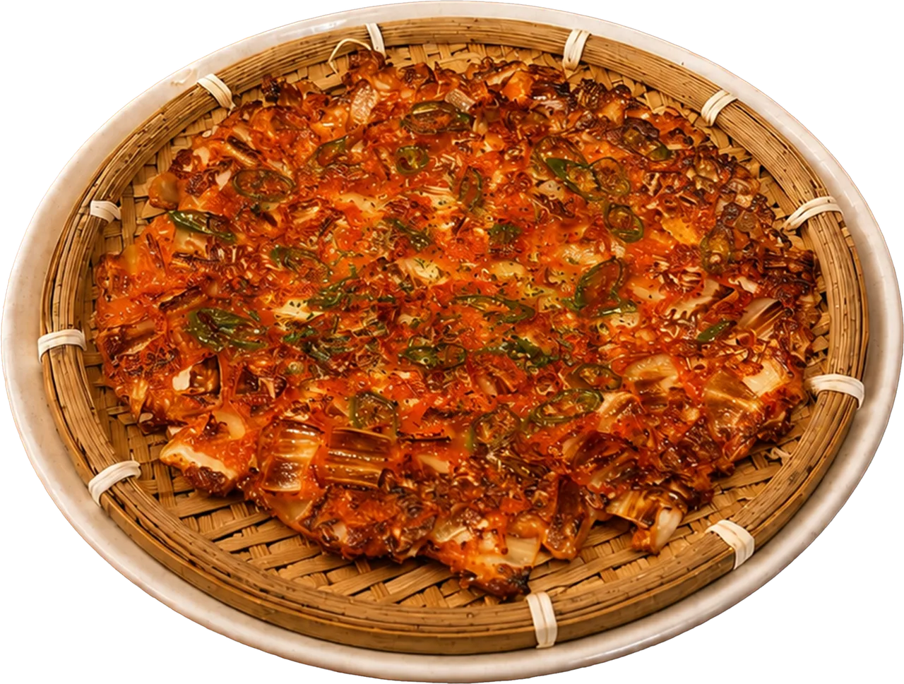 오징어김치전